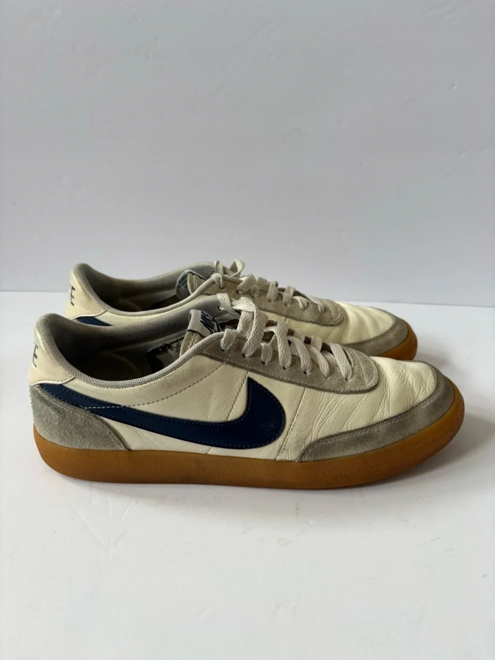 Nike Killshot 2 Leather Sail‎ Off White Navy Blue Gum J Crew 432997-107 10 Men
